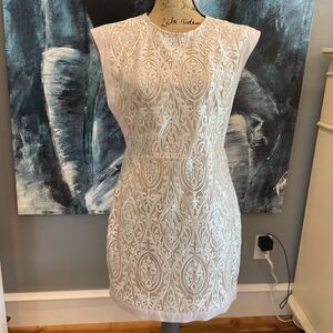 Lovers Wonderland Embroidered Dress sz L